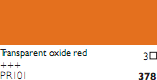 378 Transparent Oxide Red