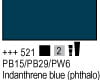 521 Indanthrene Blue (Phthalo)