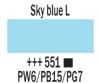 551 Sky Blue Light