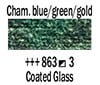 863 Chameleon Blue Green Gold