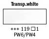 119 Transparent White